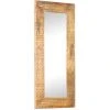 ASUPERMALL Miroir Sculpte A La Main 110x50x11 Cm Bois De Manguier Solide -Miroir Soldes Boutique 35499919 1