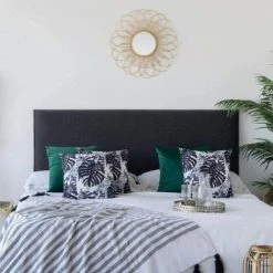 BRIDAY Miroir Mural Décoratif Rond Mele, Rotin, Rotin Naturel, Ethnique, Style Nordique, Pour Salle De Bain Ou Entrée, Couleur Naturelle, 59x59x2 Cm -Miroir Soldes Boutique 35562652 4