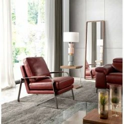 Paris Prix - Miroir Mural Design "benito" 190cm Naturel -Miroir Soldes Boutique 35752781 3