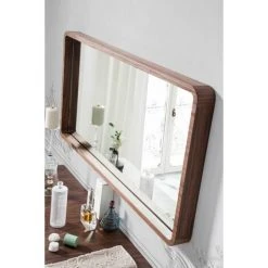 Paris Prix - Miroir Mural Design "benito" 100cm Naturel 9 Paris Prix - Miroir Mural Design "benito" 100cm Naturel -Miroir Soldes Boutique 35752789 3