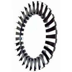 Paris Prix - Miroir Mural Design "apollon" 80cm Argent & Noir 9 Paris Prix - Miroir Mural Design "apollon" 80cm Argent & Noir -Miroir Soldes Boutique 35819793 4