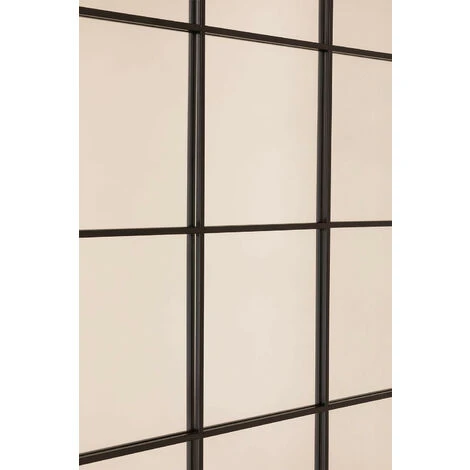 Miroir Mural En Métal Effet Fenêtre (122x122 Cm) Sofi SKLUM Fer Noir - Noir 7 Miroir Mural En Métal Effet Fenêtre (122x122 Cm) Sofi SKLUM Fer Noir - Noir – Image 5