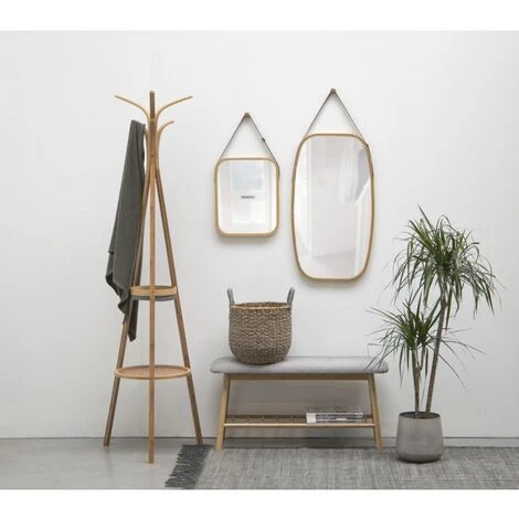 Miroir Idyllic Bamboo Par Present Time - Beige - Salle à Manger / Salon - Beige 5 Miroir Idyllic Bamboo Par Present Time - Beige - Salle à Manger / Salon - Beige – Image 3