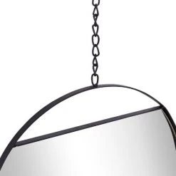 BELIANI Miroir En Métal Noir 80/75/69x33/29/24 - Noir -Miroir Soldes Boutique 36275012 3