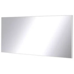 PRICE FACTORY Grand Miroir FABIO BLANC. Accessoire Idéal Pour Votre Salon Ou Salle à Manger - Blanc