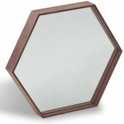 Paris Prix - Miroir Mural Design "enzo" 46cm Naturel