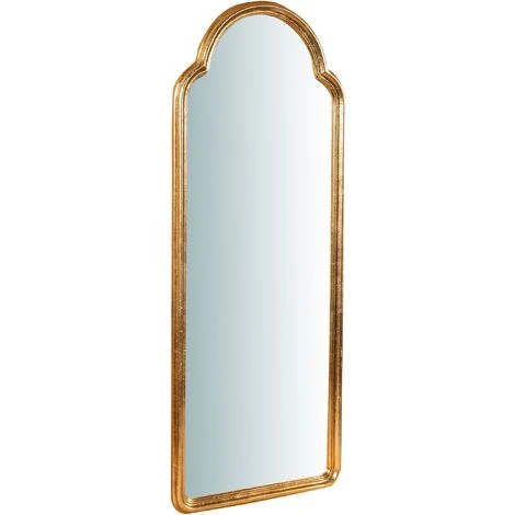 BISCOTTINI Miroir Mruale En Bois Finition Feuille Or Vieilli Aux Dimensions L40XPR3XH100 Cm Made In Italy 3 BISCOTTINI Miroir Mruale En Bois Finition Feuille Or Vieilli Aux Dimensions L40XPR3XH100 Cm Made In Italy