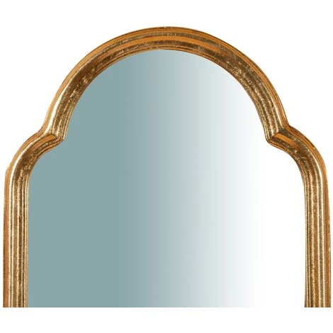 BISCOTTINI Miroir Mruale En Bois Finition Feuille Or Vieilli Aux Dimensions L40XPR3XH100 Cm Made In Italy 5 BISCOTTINI Miroir Mruale En Bois Finition Feuille Or Vieilli Aux Dimensions L40XPR3XH100 Cm Made In Italy – Image 3