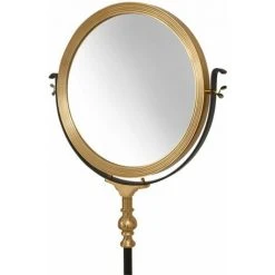 Paris Prix - Miroir Sur Pied Design "eleganca" 173cm Noir -Miroir Soldes Boutique 36880378 2