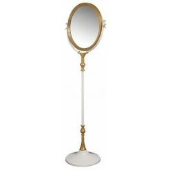 Paris Prix - Miroir Sur Pied Design "eleganca" 173cm Blanc
