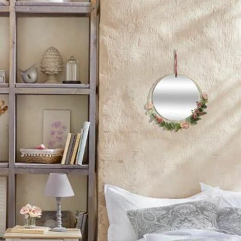 ATMOSPHERA, CRATEUR D'INTRIEUR Miroir Mural Déco "Fleurs Poésie" 33cm Multicolore 5 ATMOSPHERA, CRATEUR D'INTRIEUR Miroir Mural Déco "Fleurs Poésie" 33cm Multicolore – Image 3