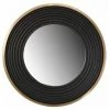 Paris Prix - Miroir Mural Design "eleganca" 38cm Or & Noir -Miroir Soldes Boutique 36892418 1