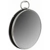 Paris Prix - Miroir Mural Design "eleganca" 50cm Argent & Noir -Miroir Soldes Boutique 36892462 1