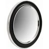 Paris Prix - Miroir Mural Design "eleganca" 58cm Argent & Noir -Miroir Soldes Boutique 36892467 1