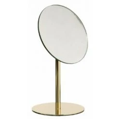 FIVE SIMPLY SMART Miroir Pivotant Sur Pied "Indonésie" 25cm Or