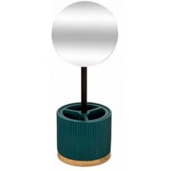 FIVE SIMPLY SMART Miroir à Poser & Organiseur "Modern" 35cm Pétrole