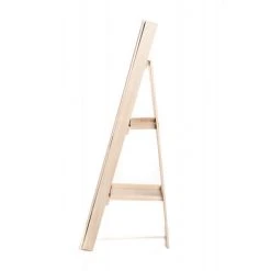 INTEMPORA Miroir D'intérieur Sur Pied Bois Scandinave Avec Rangement Intégrée Et 2 étagères 34X14X147CM - BOIS -Miroir Soldes Boutique 37214051 2