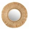 Paris Prix - Miroir Mural Design "raphia" 65cm Naturel