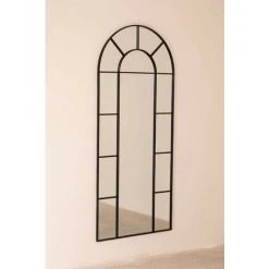 Miroir Mural En Métal Effet Fenêtre (180x80 Cm) Diana SKLUM Fer Noir - Noir 9 Miroir Mural En Métal Effet Fenêtre (180x80 Cm) Diana SKLUM Fer Noir - Noir -Miroir Soldes Boutique 37465435 3