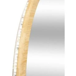 Miroir Rond D57 Bambou LED 5Five - Naturel Clair - Naturel -Miroir Soldes Boutique 37658536 2