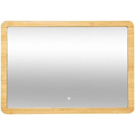 Miroir Rectangulaire 66x47 Bambou LED 5Five - Naturel Clair - Naturel 3 Miroir Rectangulaire 66x47 Bambou LED 5Five - Naturel Clair - Naturel