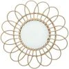 BEARSU Miroir Décoratif En Rotin à Suspendre Au Mur Pour Salon, Chambre à Coucher, Couloir, Décoration D'intérieur (fleur) 1 BEARSU Miroir Décoratif En Rotin à Suspendre Au Mur Pour Salon, Chambre à Coucher, Couloir, Décoration D'intérieur (fleur) -Miroir Soldes Boutique 37965439 1