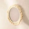 Miroir Mural Rond En Macramé (Ø40 Cm) Colin SKLUM Macramé - Beige Crème -Miroir Soldes Boutique 38421610 1