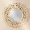 Miroir Mural Rond En Macramé (Ø68 Cm) Aubin SKLUM Macramé - Beige Crème 2 Miroir Mural Rond En Macramé (Ø68 Cm) Aubin SKLUM Macramé - Beige Crème -Miroir Soldes Boutique 38421667 1