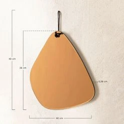 Miroir Mural Fumé Gatie SKLUM Verre - Cuivre -Miroir Soldes Boutique 38421668 4