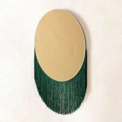 Miroir Mural Giwend SKLUM Polyèster - Vert Jungle