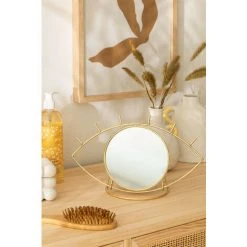 Miroir De Table En Métal Lubin SKLUM Fer Doré - Doré 8 Miroir De Table En Métal Lubin SKLUM Fer Doré - Doré -Miroir Soldes Boutique 38746708 2