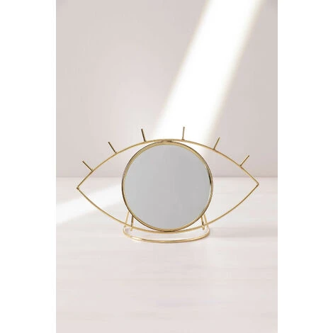 Miroir De Table En Métal Lubin SKLUM Fer Doré - Doré 6 Miroir De Table En Métal Lubin SKLUM Fer Doré - Doré – Image 4