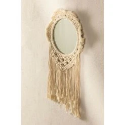 Miroir Mural En Macramé Denot SKLUM Macramé - Beige Crème 9 Miroir Mural En Macramé Denot SKLUM Macramé - Beige Crème -Miroir Soldes Boutique 39028170 3
