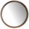 Paris Prix - Miroir Mural Rond Design "turna" 90cm Naturel -Miroir Soldes Boutique 39117467 1