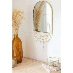 Miroir Mural En Métal Loan SKLUM Fer Doré - Doré 8 Miroir Mural En Métal Loan SKLUM Fer Doré - Doré -Miroir Soldes Boutique 39153162 2