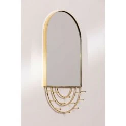 Miroir Mural En Métal Loan SKLUM Fer Doré - Doré 9 Miroir Mural En Métal Loan SKLUM Fer Doré - Doré -Miroir Soldes Boutique 39153162 3