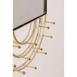 Miroir Mural En Métal Loan SKLUM Fer Doré - Doré 11 Miroir Mural En Métal Loan SKLUM Fer Doré - Doré -Miroir Soldes Boutique 39153162 5