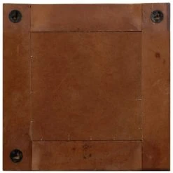 TRUE DEAL Miroir Bois De Récupération Massif 50 X 50 Cm -Miroir Soldes Boutique 39214648 5