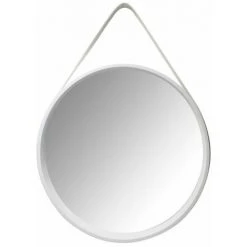 Paris Prix - Miroir Mural Rond "ultima" 49cm Blanc