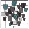 PEGANE Déco Murale Formes Géométriques Et Miroirs - L.50 X L.3 X H.50 Cm -Miroir Soldes Boutique 39683215 1