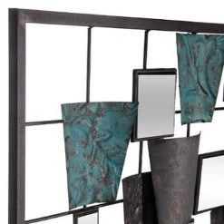 PEGANE Déco Murale Formes Géométriques Et Miroirs - L.50 X L.3 X H.50 Cm -Miroir Soldes Boutique 39683215 2