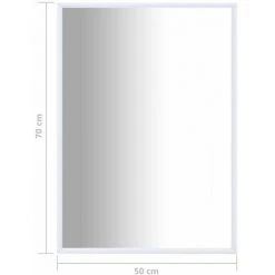 ASUPERMALL Miroir Blanc 70x50 Cm 11 ASUPERMALL Miroir Blanc 70x50 Cm -Miroir Soldes Boutique 39745198 5