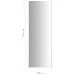 ASUPERMALL Miroir Blanc 150x50 Cm -Miroir Soldes Boutique 39745214 5