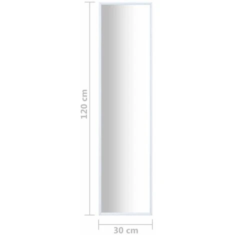 ASUPERMALL Miroir Blanc 120x30 Cm 7 ASUPERMALL Miroir Blanc 120x30 Cm – Image 5