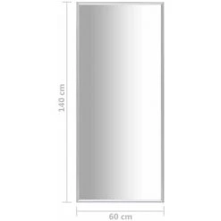 ASUPERMALL Miroir Argente 140x60 Cm 11 ASUPERMALL Miroir Argente 140x60 Cm -Miroir Soldes Boutique 39777266 5