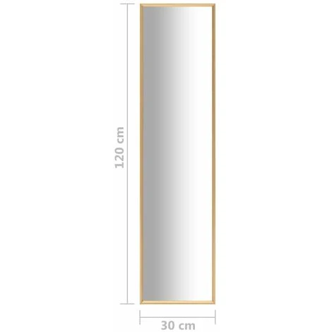 ASUPERMALL Miroir Dore 120x30 Cm 7 ASUPERMALL Miroir Dore 120x30 Cm – Image 5