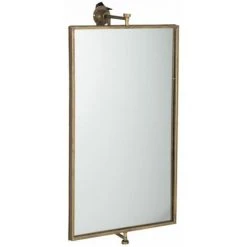 Paris Prix - Miroir Mural Déco "rectangulaire" 70cm Or