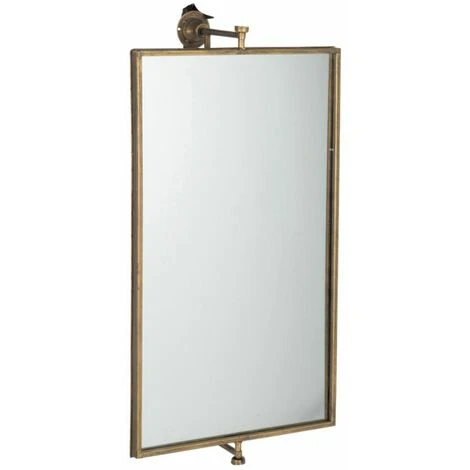 Paris Prix - Miroir Mural Déco "rectangulaire" 70cm Or 3 Paris Prix - Miroir Mural Déco "rectangulaire" 70cm Or