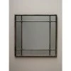 CHEHOMA Miroir Verre Carré Bonaparte 81x81cm - Noir -Miroir Soldes Boutique 39889779 1