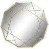 LÚZETE - MIROIR FER DORÉ MAT IZAN - Or -Miroir Soldes Boutique 40011516 1